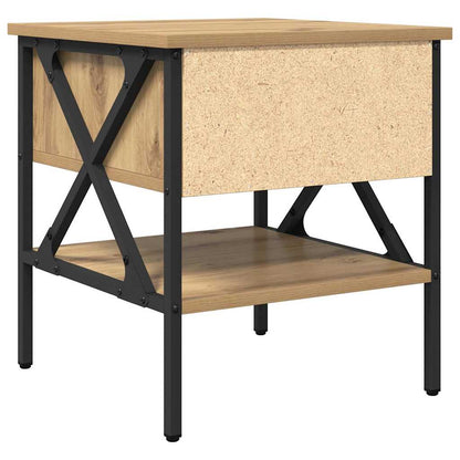 Bedside Cabinet with Drawer 2 pcs Artisan oak 40 x 42 x 45 cm