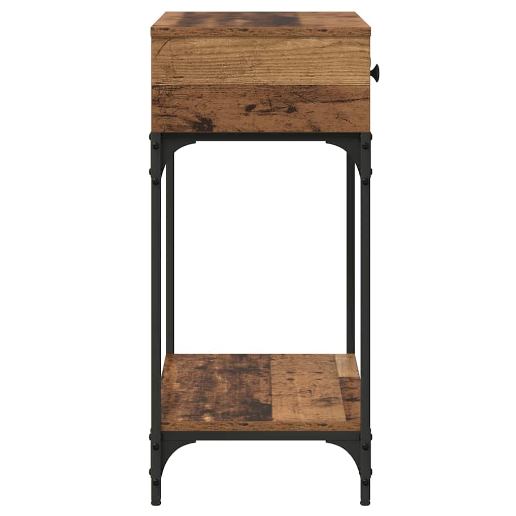Console Table Old wood 75 x 34.5 x 75 cm Engineered wood