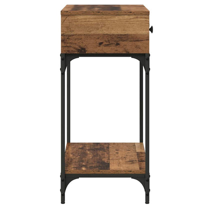 Console Table Old wood 75 x 34.5 x 75 cm Engineered wood
