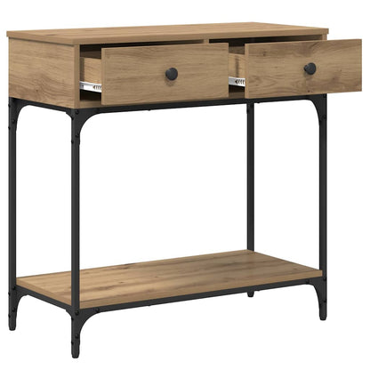 Console Table Artisan oak 75 x 34.5 x 75 cm Engineered wood