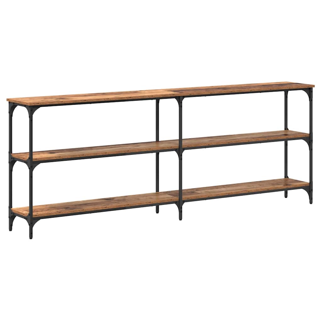 Console Table Old Wood 200 x 29 x 75 cm