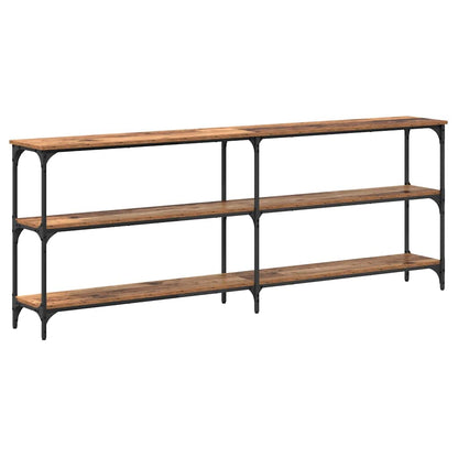Console Table Old Wood 200 x 29 x 75 cm