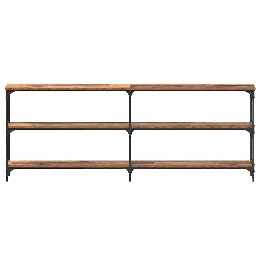 Console Table Old Wood 200 x 29 x 75 cm