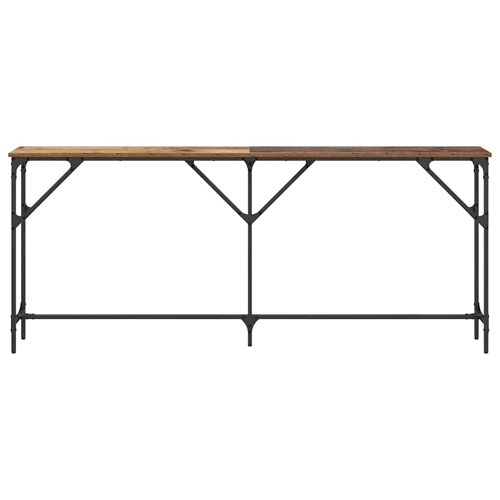 Console Table Old Wood 180 x 23 x 75 cm