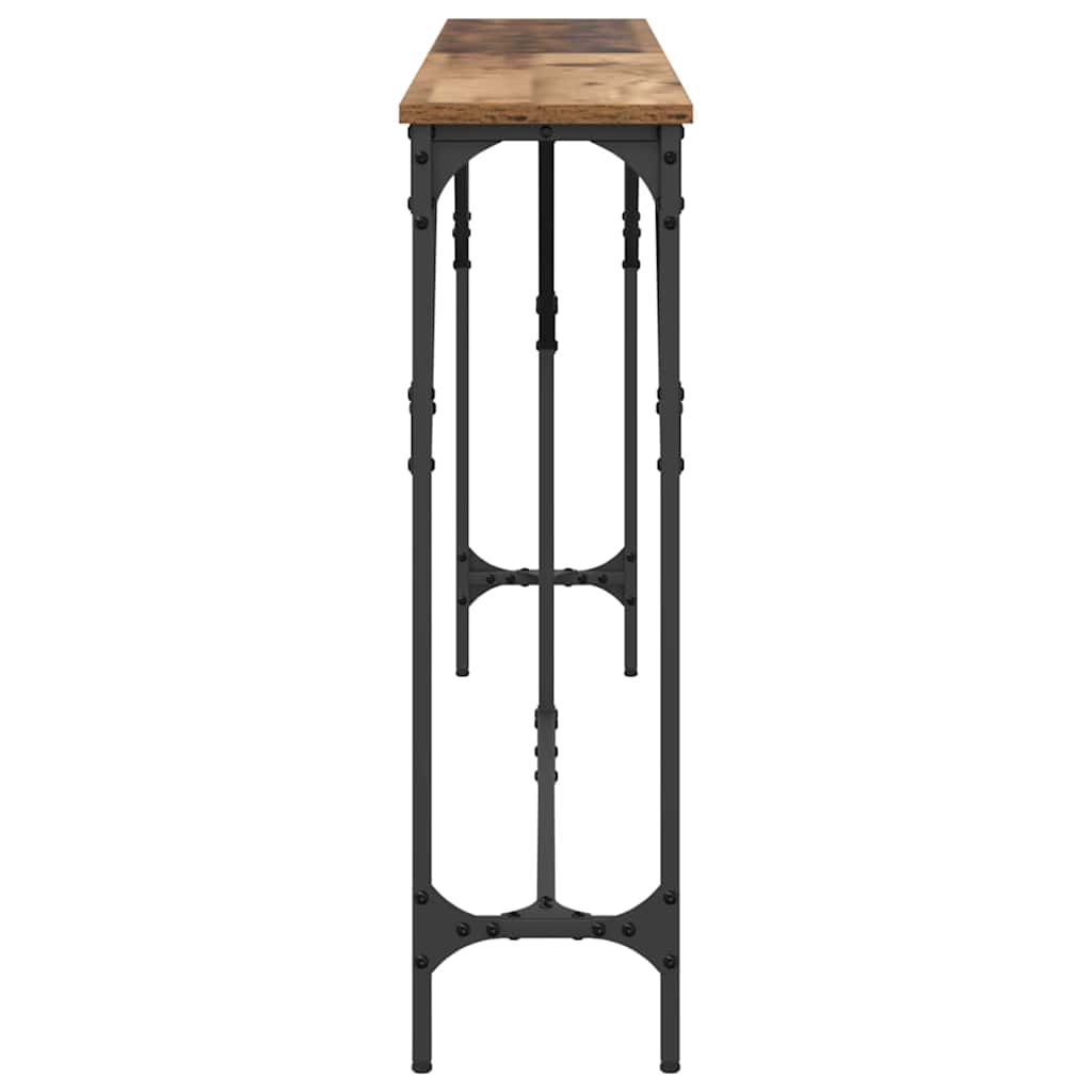 Console Table Old Wood 180 x 23 x 75 cm