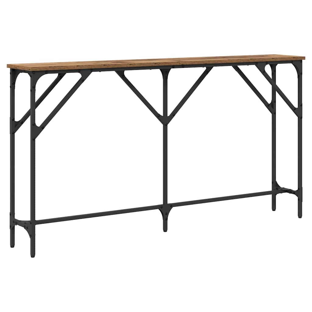 Console Table Old Wood 140 x 23 x 75 cm