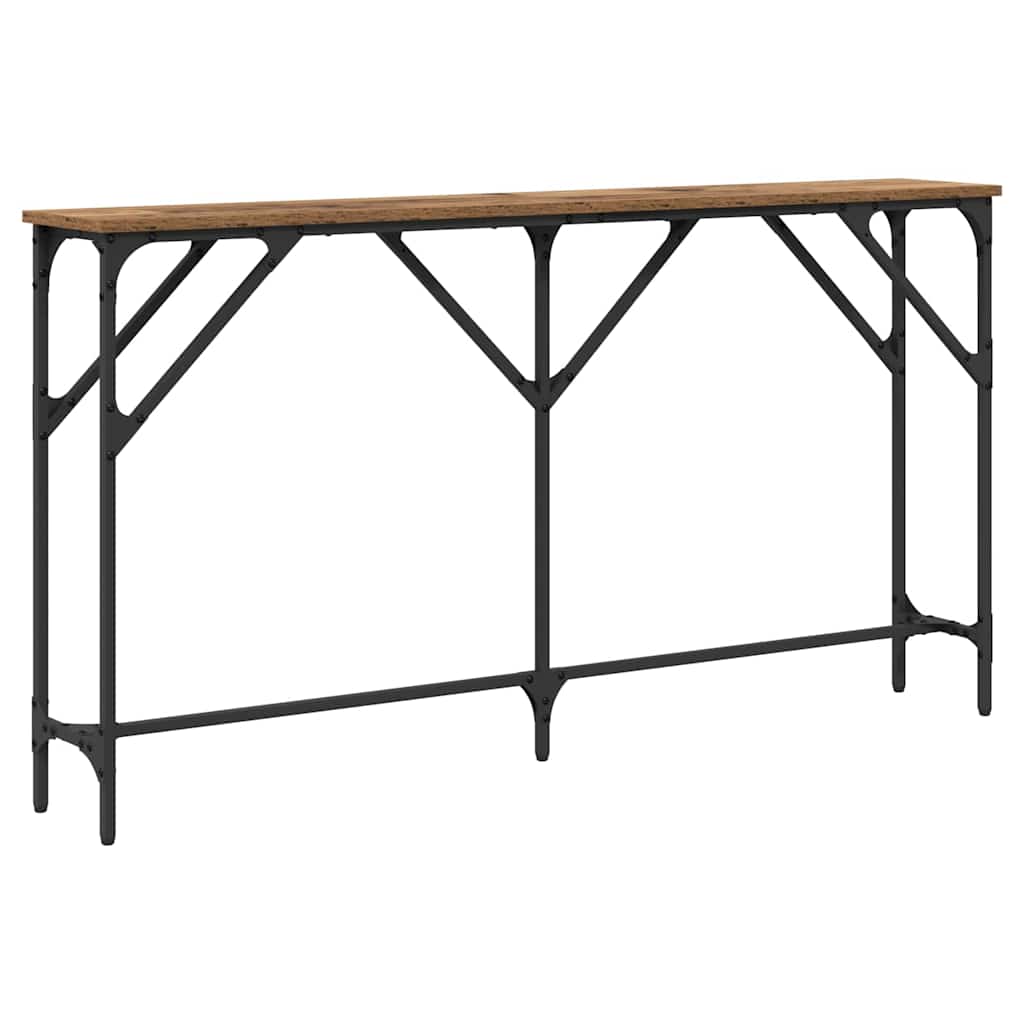 Console Table Old Wood 140 x 23 x 75 cm