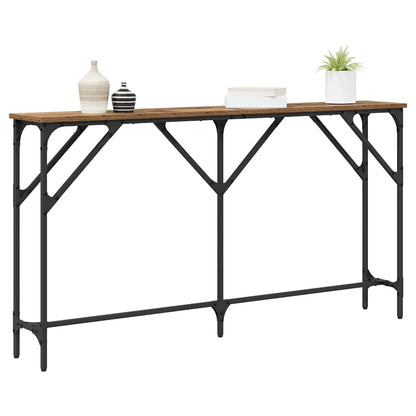 Console Table Old Wood 140 x 23 x 75 cm