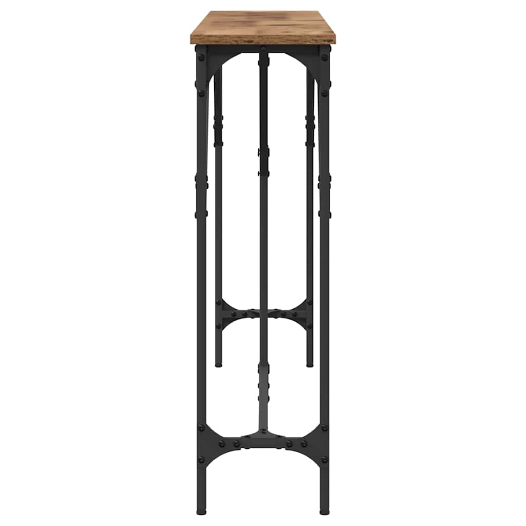 Console Table Old Wood 140 x 23 x 75 cm