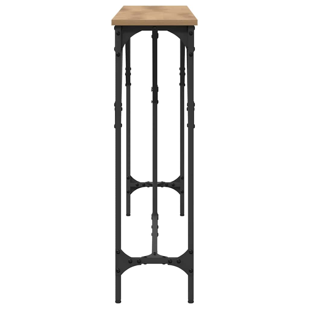 Console Table Artisan oak 140 x 23 x 75 cm