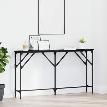 Console Table Black oak 140 x 23 x 75 cm