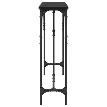 Console Table Black oak 140 x 23 x 75 cm