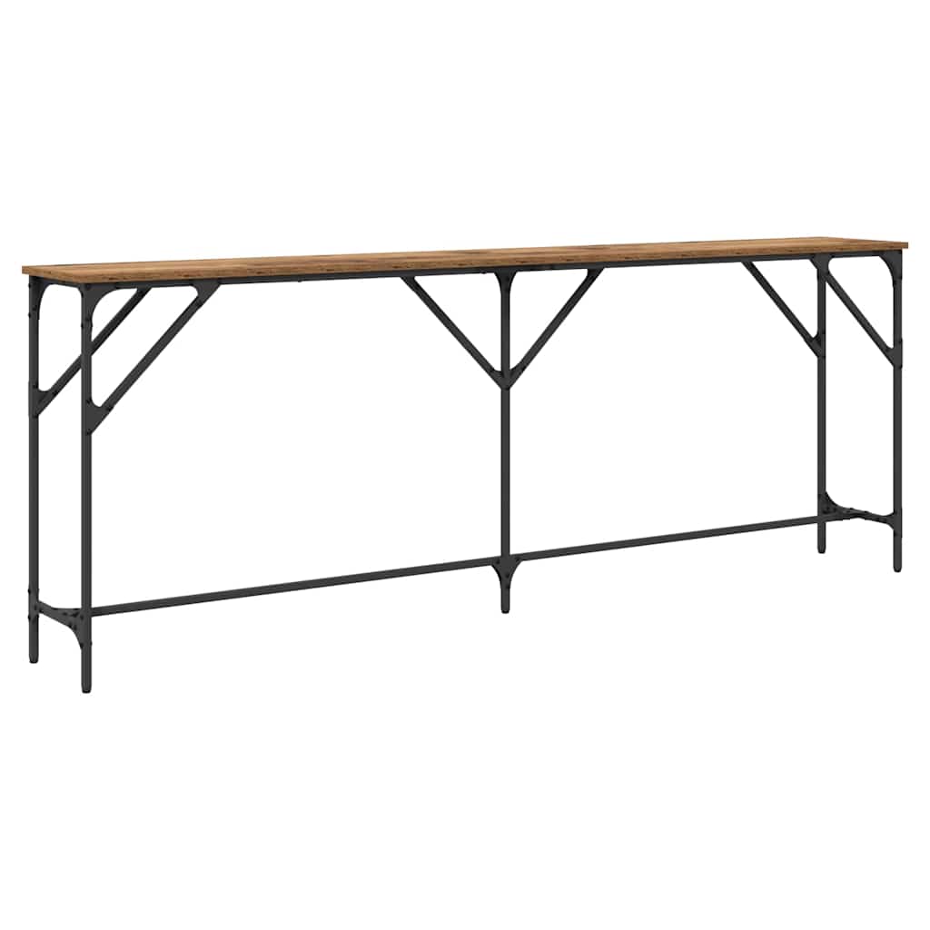 Console Table Old Wood 200 x 29 x 75 cm