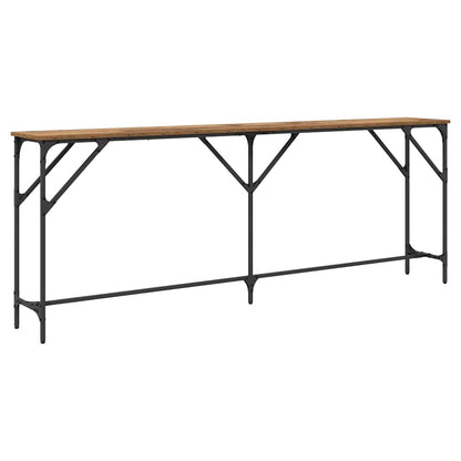 Console Table Old Wood 200 x 29 x 75 cm