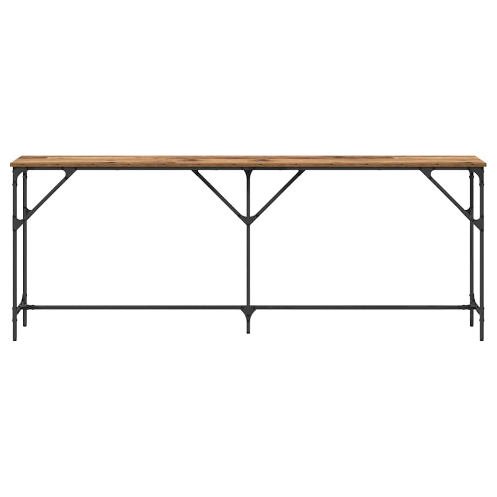 Console Table Old Wood 200 x 29 x 75 cm