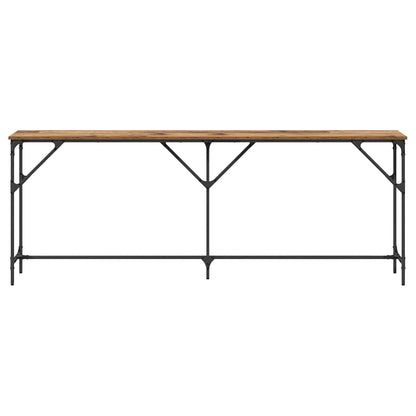 Console Table Old Wood 200 x 29 x 75 cm