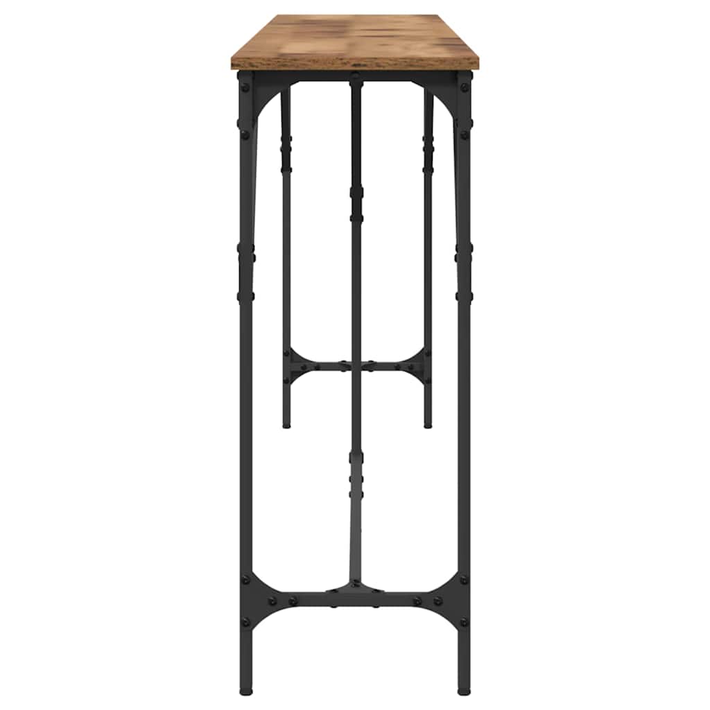 Console Table Old Wood 200 x 29 x 75 cm