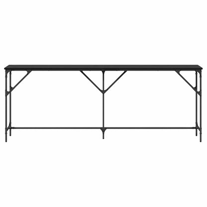 Console Table Black oak 200 x 29 x 75 cm