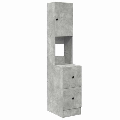 Kitchen Cabinet with Door Grey 35 x 50 x 180 cm Engineered wood