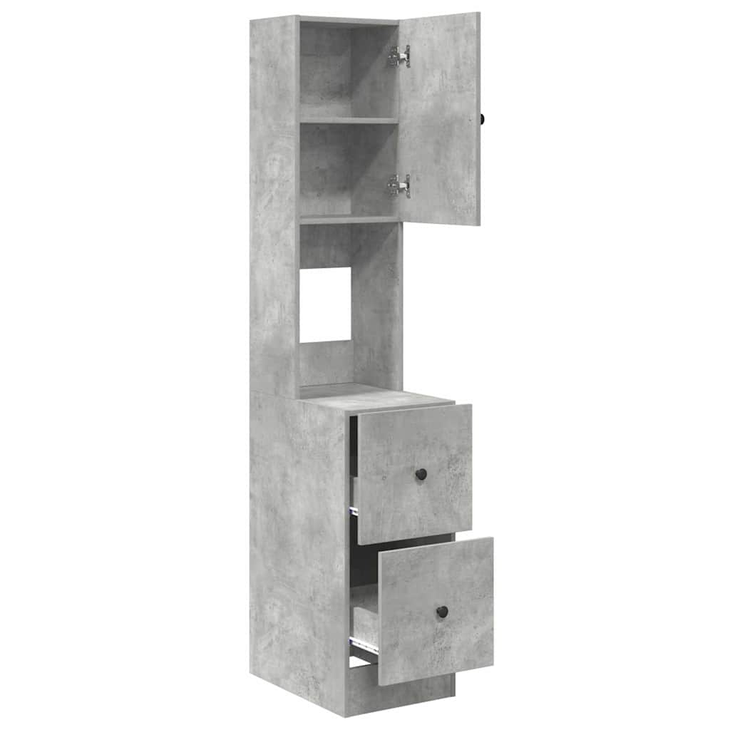 Kitchen Cabinet with Door Grey 35 x 50 x 180 cm Engineered wood