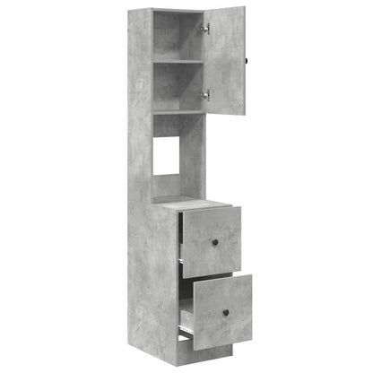 Kitchen Cabinet with Door Grey 35 x 50 x 180 cm Engineered wood