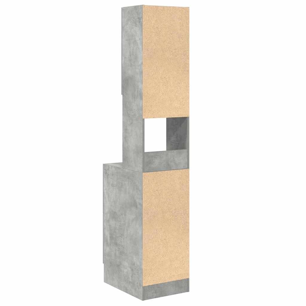 Kitchen Cabinet with Door Grey 35 x 50 x 180 cm Engineered wood