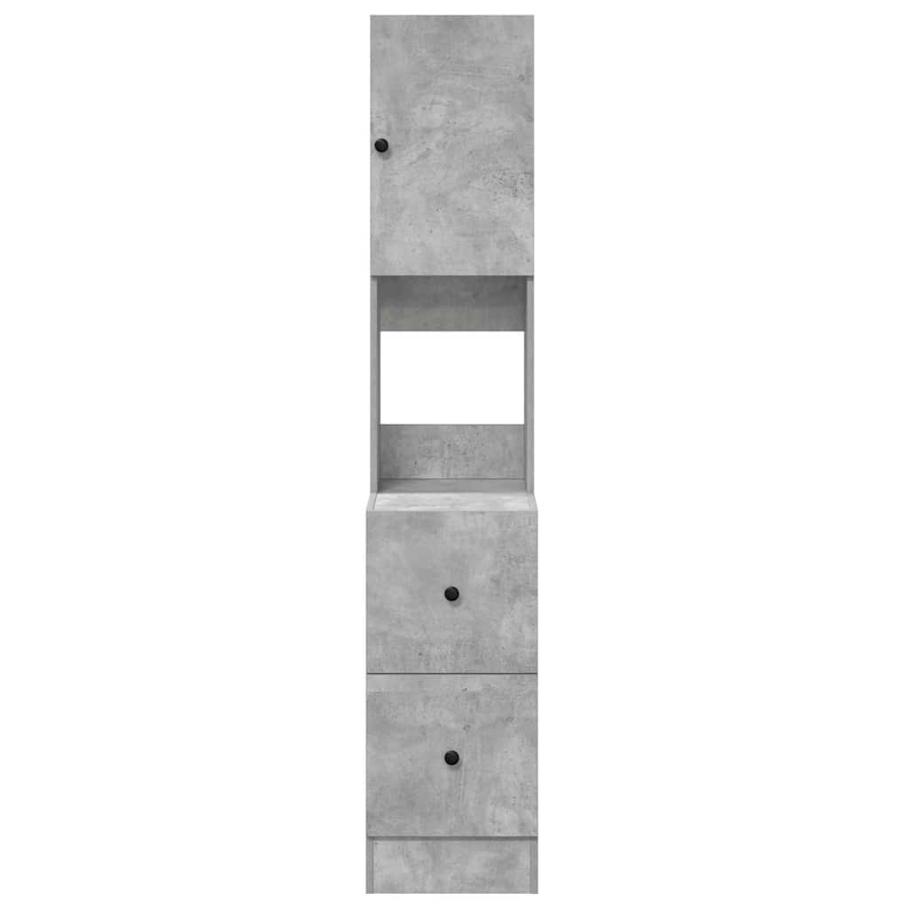 Kitchen Cabinet with Door Grey 35 x 50 x 180 cm Engineered wood