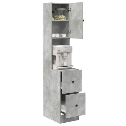 Kitchen Cabinet with Door Grey 35 x 50 x 180 cm Engineered wood