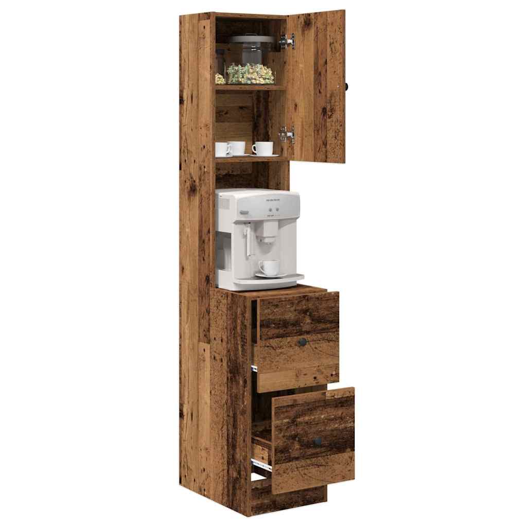 Kitchen Cabinet with Drawer with Shelf Old wood Engineered wood