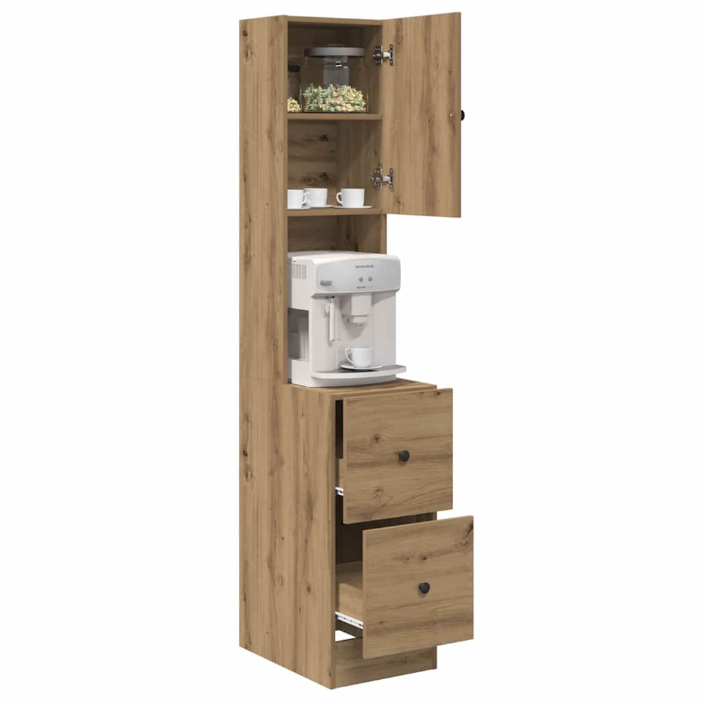 Kitchen Cabinet with Drawer Artisan oak Engineered wood