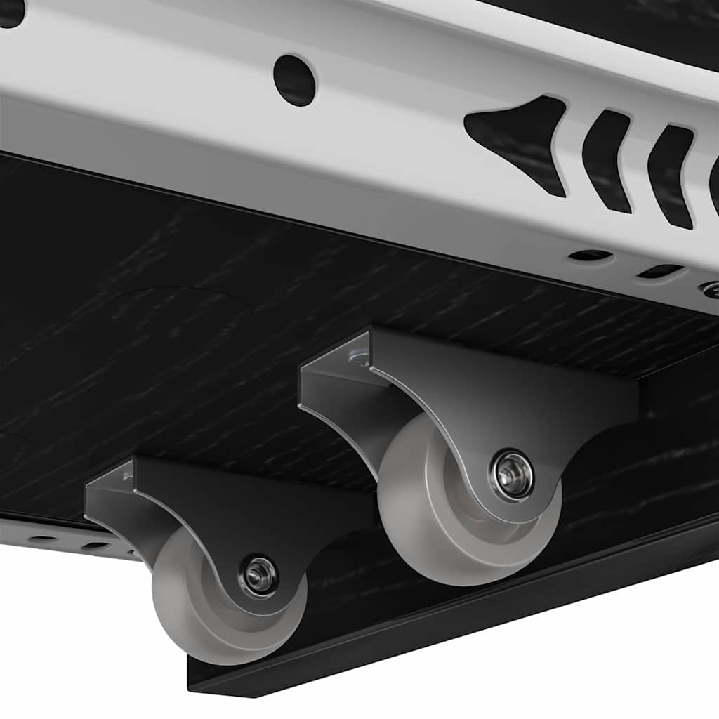 Bathroom Furniture Set Wall-mounted Black Oak 22 x 44 x 61.5 cm