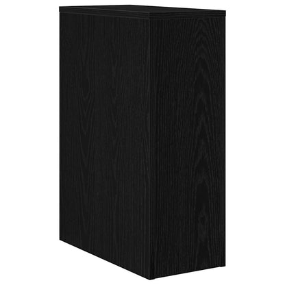 Bathroom Furniture Set Wall-mounted Black Oak 22 x 44 x 61.5 cm