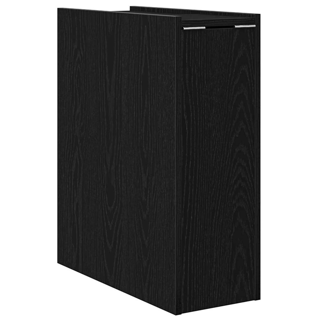 Bathroom Furniture Set Wall-mounted Black Oak 80 x 18 x 60 cm