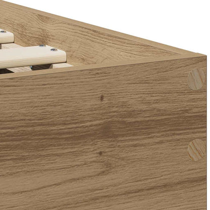 Bed Frame Artisan oak 90 x 190 cm Engineered Wood