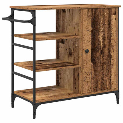 Kitchen Trolley Old wood 87.5 x 38.5 x 84.5 cm Engineered wood