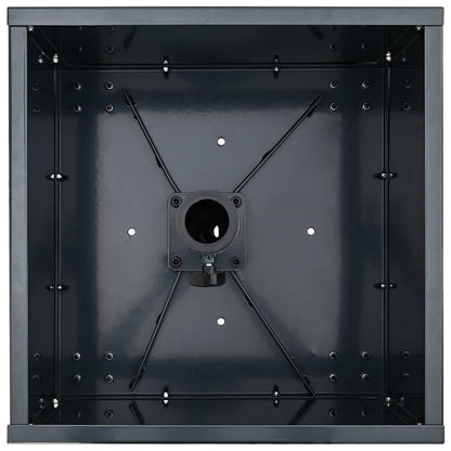 Parasol Base with Planter Anthracite 45 x 45 x 45 cm Steel