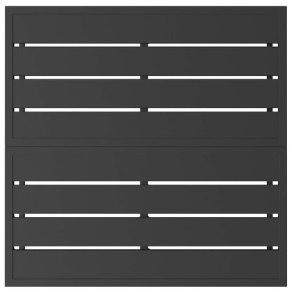Outdoor Furniture Black Aluminium