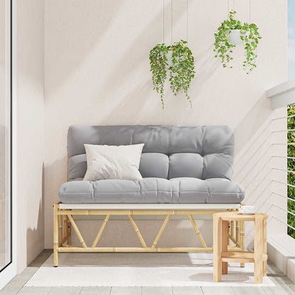 Garden Bench Light grey 110 x 75x 71 cm Steel