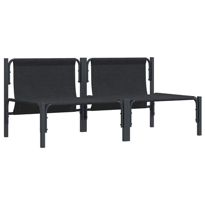 Outdoor Furniture with Cushion 2 pcs Anthracite Steel