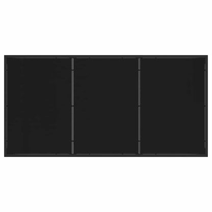 Garden Table Black 160 x 80 x 73 cm Solid Teak wood