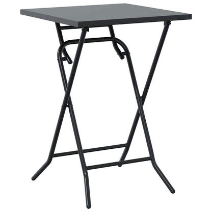 Bistro Set Folding 3 pcs Anthracite Steel