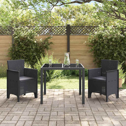 Garden Chair 2 pcs Anthracite 53 x 49 x 85 cm PP