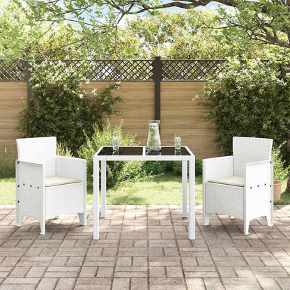 Garden Chair 2 pcs White 53 x 49 x 85 cm PP