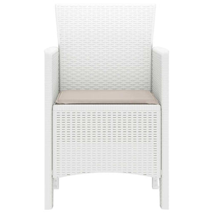 Garden Chair 4 pcs White 53 x 49 x 85 cm PP