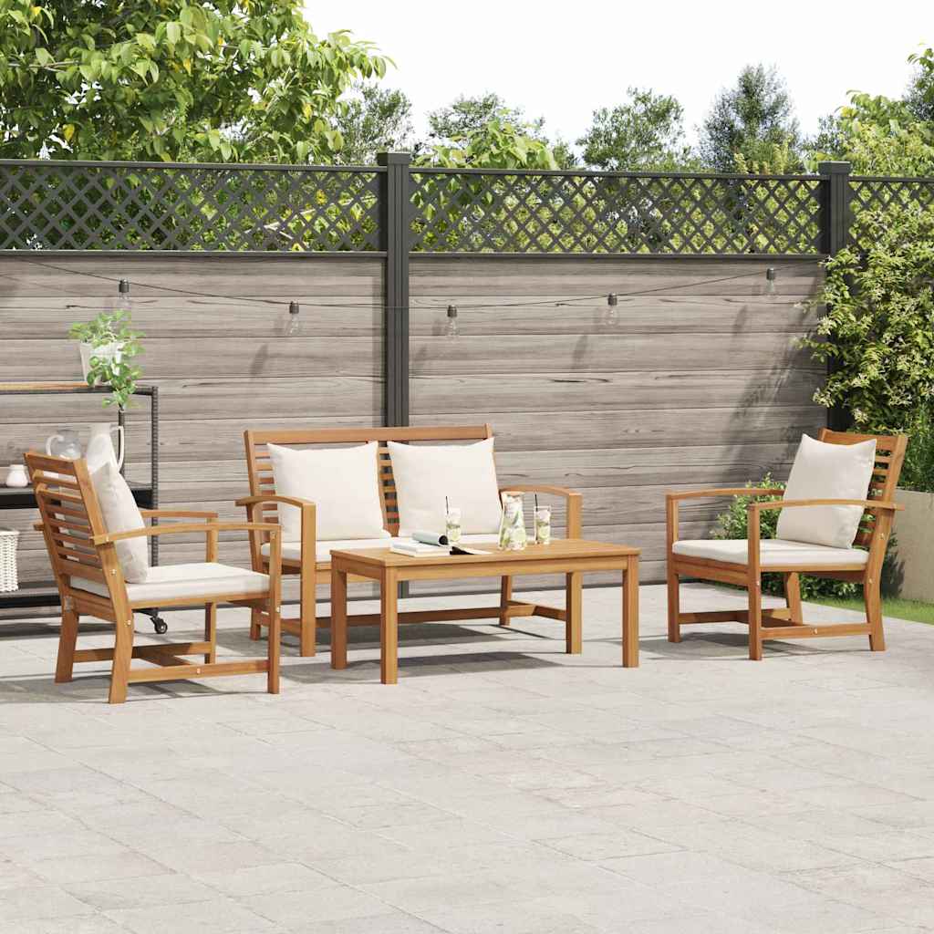 Garden Sofa Set Natural Solid teak wood