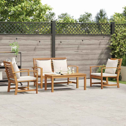 Garden Sofa Set Natural Solid teak wood