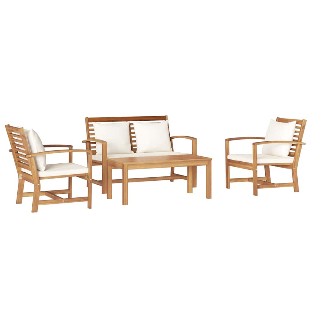 Garden Sofa Set Natural Solid teak wood