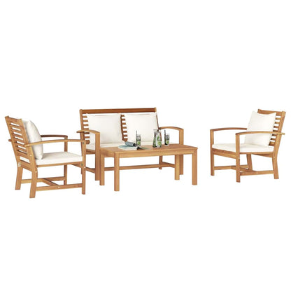 Garden Sofa Set Natural Solid teak wood