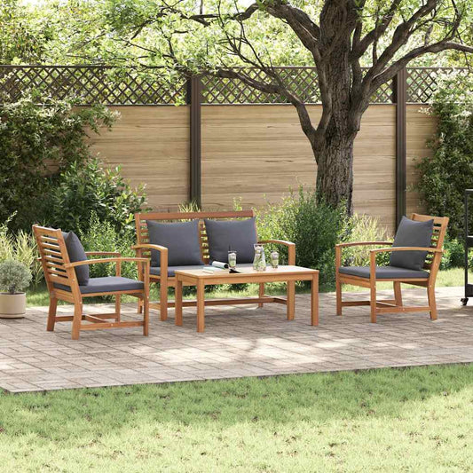 Garden Sofa Set Natural Solid teak wood