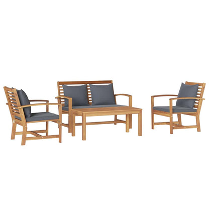 Garden Sofa Set Natural Solid teak wood